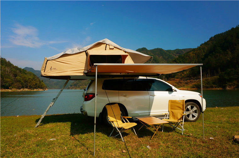 Anhänger angebrachte Dachspitzen-Fahrzeug-Zelte einfach, zu gründen und herunterzunehmen