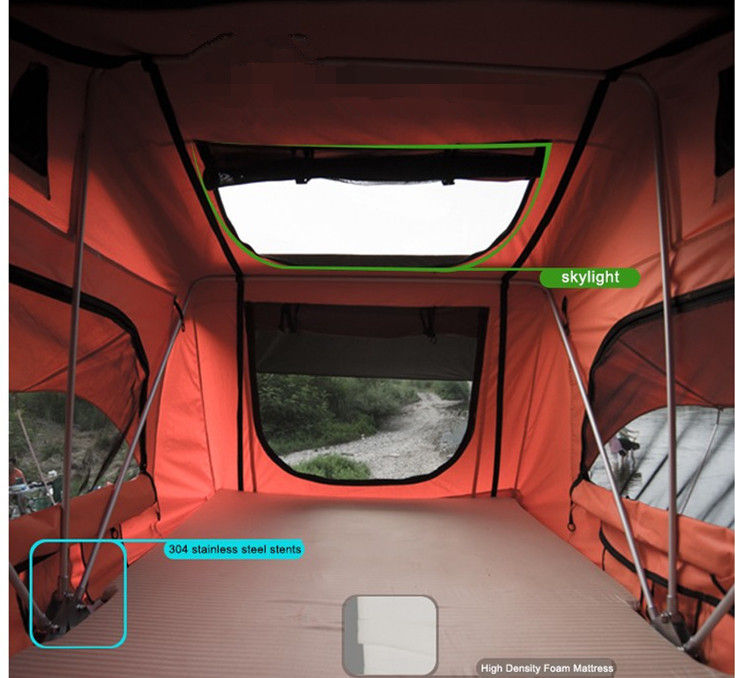 Dach-Spitzen-Zelt einlagiges TL19 Segeltuch-Off Roads 4x4 für Kampieren das im Freien