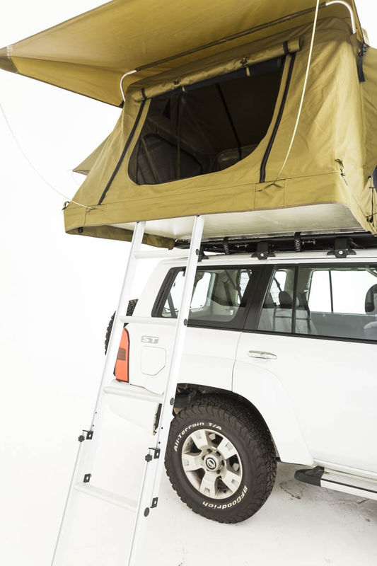 Doppelschicht-Fahrzeug-Spitzen-Zelt, LKW zerteilt Jeep Wrangler-Dachgepäckträger-Zelt