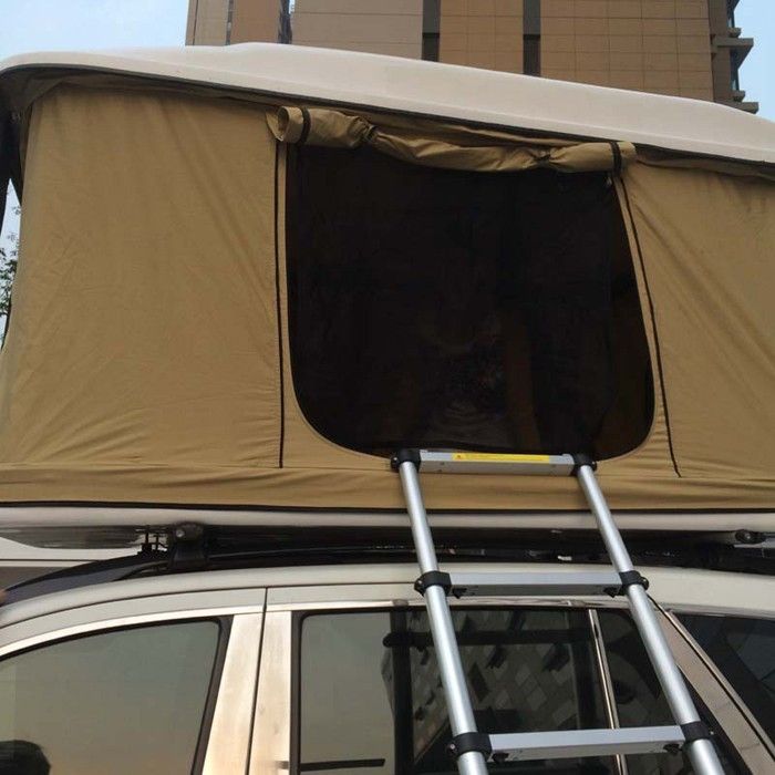 Das kundenspezifische einlagige Auto-Dach-Spitzen-Zelt des Fiberglas-4X4, Rechteck formte