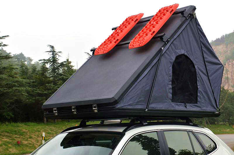 Doppelschicht-hartes Shell Triangle Off Road Roof-Zelt für Camper